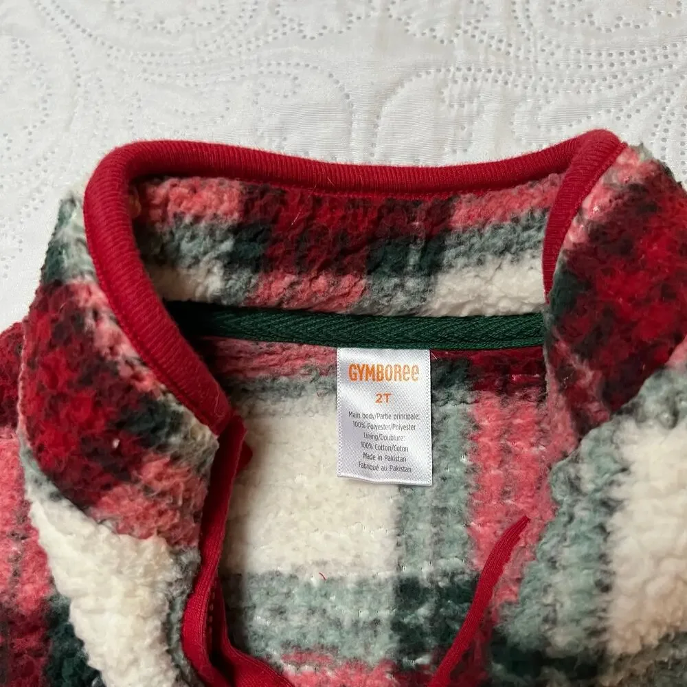 Gymboree Sherpa Fleece Pullover Sweatshirt Size 2T